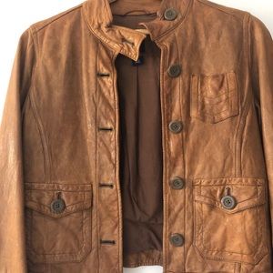 Gap leather jacket